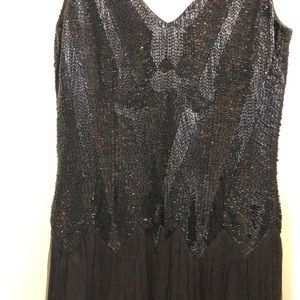 Kate Moss for TopShop beaded dress, sz 8